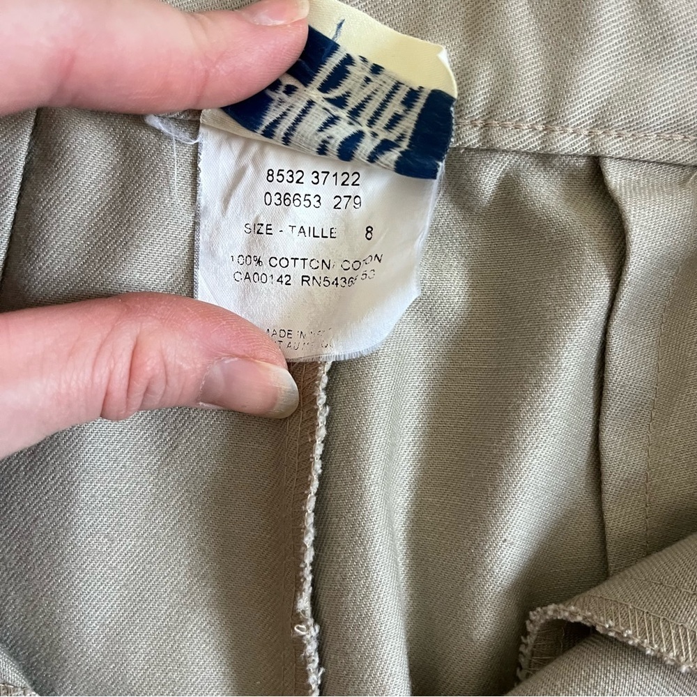 Vintage Allison Daley pleated front 100% cotton chinos work pants women’s size 6 - Picture 3 of 10